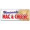 Signmission HOMEMADE MAC & CHEESE BANNER SIGN take carry out food macaroni eat best B-Homemade Mac & Cheese - alternate 1